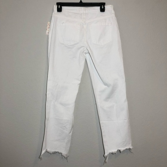 NWT Free People We the Free Maggie Mid Rise Ripped Straight Leg Jeans size 26 - Picture 11 of 14